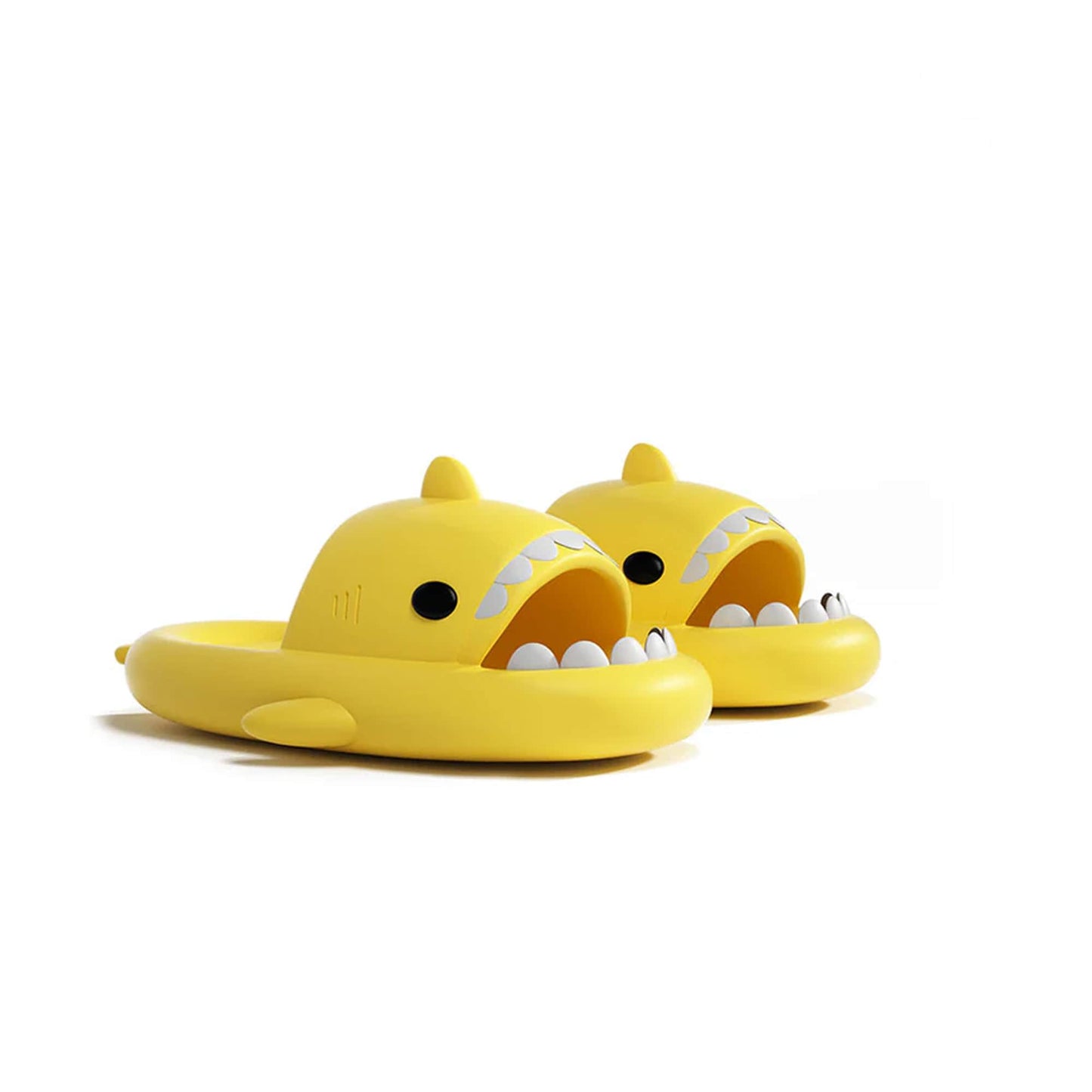 Claquettes requins - Jaune - US 6 - 7 - Launchify
