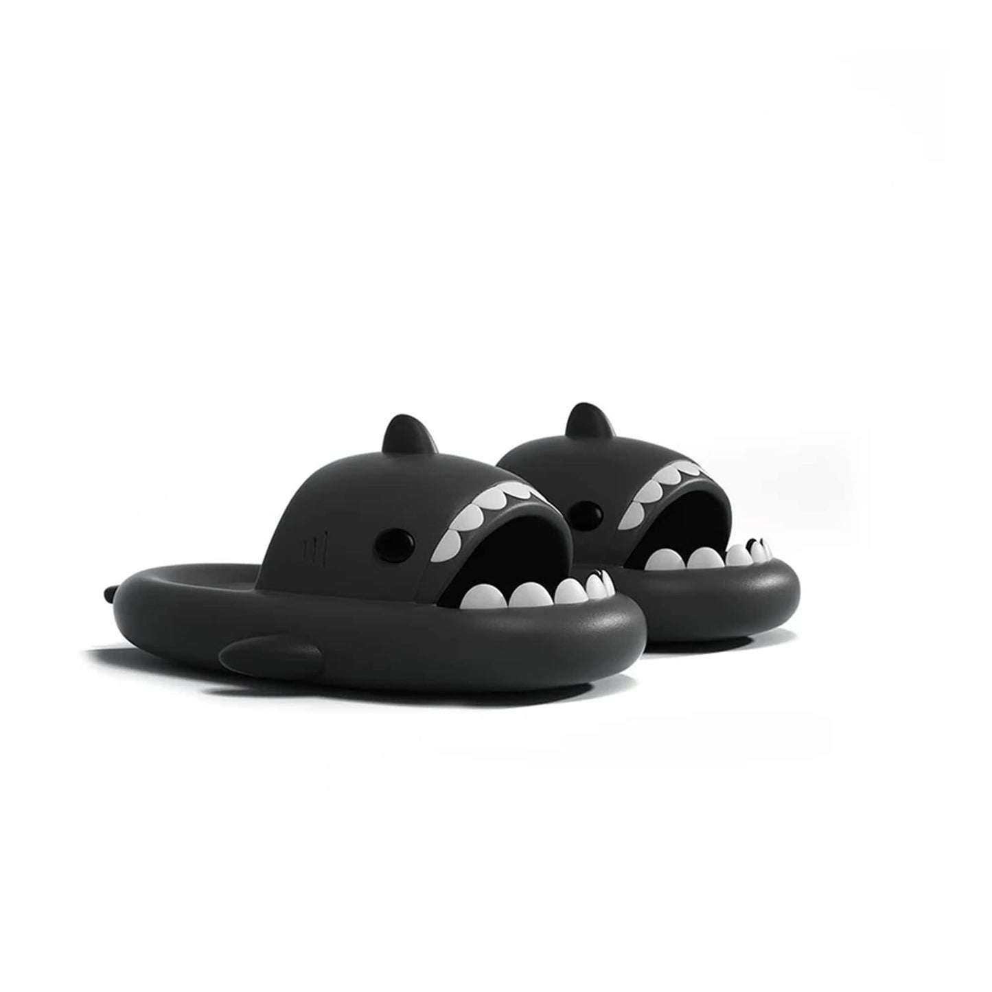 Claquettes requins - Noir - US 6 - 7 - Launchify