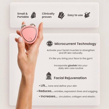 Microcurrent toning device - White - Launchify